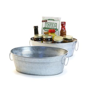12  galvanized oval tub by878 1 wholesale metal containers
