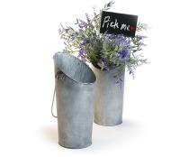 metal wall pocket pail vintage finish by57 1vin wholesale containers french