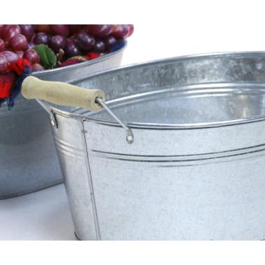 13  galvanized oval tub by13 1 wholesale metal containers tubs 13