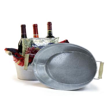 13  galvanized oval tub by13 1 wholesale metal containers tubs 13