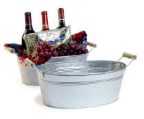 13  galvanized oval tub by13 1 wholesale metal containers tubs 13