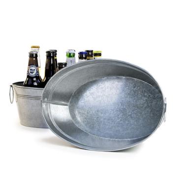13  oval galvanized tub long by880 1 wholesale metal containers tubs