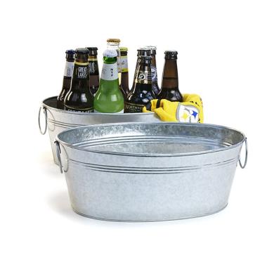 13  oval galvanized tub long by880 1 wholesale metal containers tubs