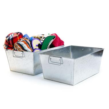 14  rectangle deep tray ty16 1 wholesale metal containers square