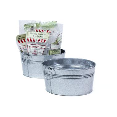 8  round tub galvanized by18 1 wholesale metal containers