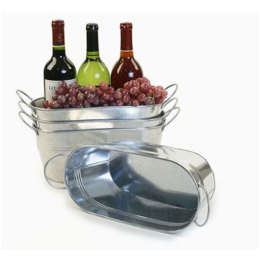 12  galvanized oval tub by14 1 wholesale metal containers tubs 9