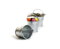25  mini galvanized pail by36 1 wholesale metal containers pails pots