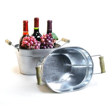 galvanized oval tub 10  by20 1 wholesale metal containers tubs 9