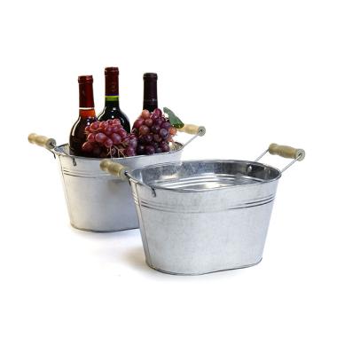 galvanized oval tub 10  by20 1 wholesale metal containers tubs 9