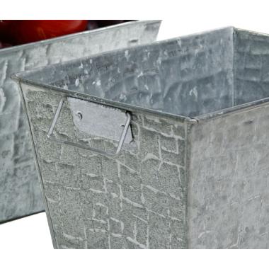 tin window box tray acid wash finish ty71 1 wholesale metal containers