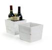 wood square pot deep white pd475 1w handles bowls trays