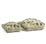woodchip wall basket decor grey wash s2 wd340 2 wholesale baskets