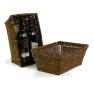 12 inch stained bamboo rectangle tray to717 1s handles bowls