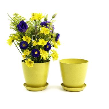 65  biodegradable pot tray yellow pe07 1y wholesale basket containers