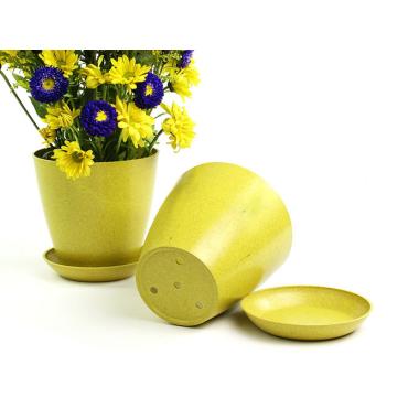 65  biodegradable pot tray yellow pe07 1y wholesale basket containers