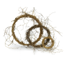 wild vine wreath set 3 wv30 wholesale wall baskets