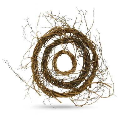 wild vine wreath set 3 wv30 wholesale wall baskets