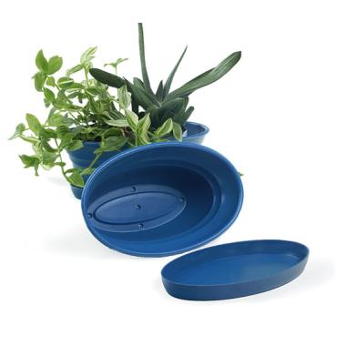 975  oval biodegradable tray blue pe05 1b handles bowls