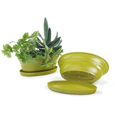 975  oval biodegradable tray yellow pe05 1y handles bowls