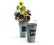 french bucket chalk board vintage by883 1vinch wholesale metal containers