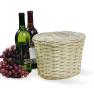willow oval deep tray sewn lining pw23 1lg handles
