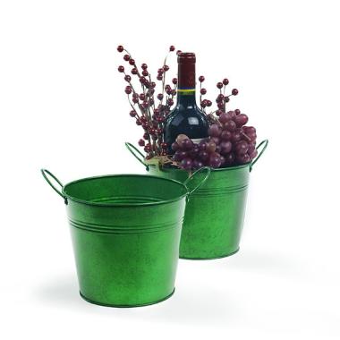 65  tin pot translucent green by08 1tgr wholesale metal containers pails pots