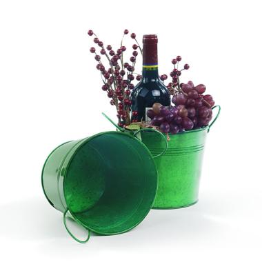 65  tin pot translucent green by08 1tgr wholesale metal containers pails pots