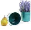 5  tin pot translucent teal by03 1ttl wholesale metal containers pails