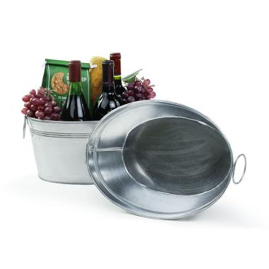 12  galvanized oval deep tub by29 1 wholesale metal containers