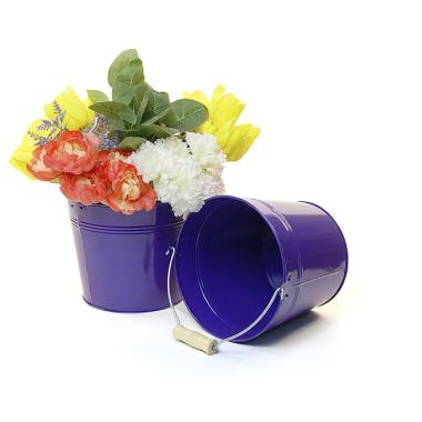 85  pail purple distressed zby09 1prp wholesale metal containers pails pots scratches