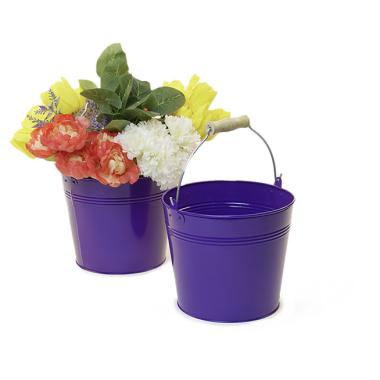 85  pail purple distressed zby09 1prp wholesale metal containers pails pots scratches