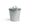 8  galvanized trash distressed zby65 1 wholesale metal containers novelty