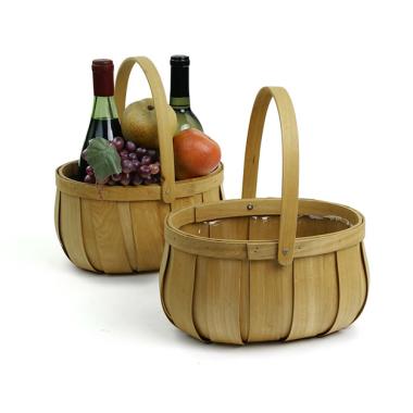 woodchip oval shop sd39 1 wholesale basket containers handled baskets medium