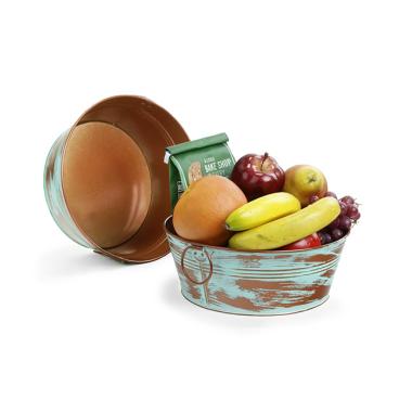 10  tub verdigriscopper by25 1ver wholesale metal containers round tubs 9