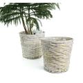 rattan pot cover 8  white wash pr08 1w wholesale