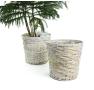 rattan pot cover 8  white wash pr08 1w wholesale