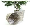 rattan pot cover 8  white wash pr08 1w wholesale