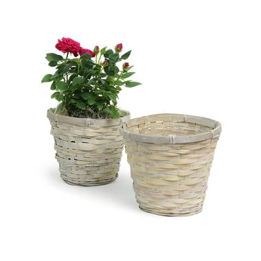 rattan pot cover whitewash 6  pr06 1w wholesale basket containers