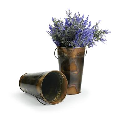 french bucket burnt copper finish by883 1cbt wholesale metal containers market