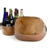 15  oval tub copper finish by95 1cp wholesale metal containers tubs