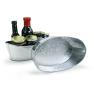 10  galvanized oval boat shape bowl by98 1 wholesale metal containers
