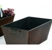14  rectangle tin tray rust finish ty35 1rst wholesale metal containers