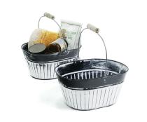 ribbed tin oval shop vintage blackwhite by213 1 wholesale metal containers