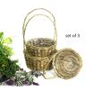 vine round shop large s3 sv713 3 wholesale basket containers handled baskets