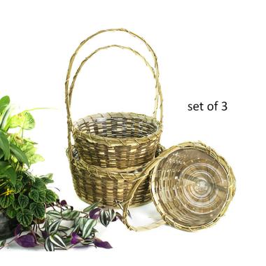 vine round shop large s3 sv713 3 wholesale basket containers handled baskets