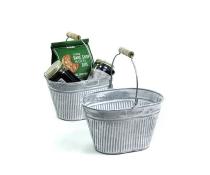 8  oval shop ribbed vintage white wash by861 1 wholesale metal containers