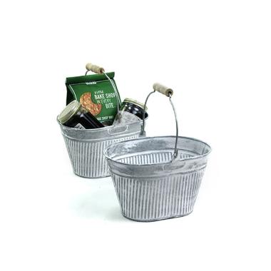 8  oval shop ribbed vintage white wash by861 1 wholesale metal containers