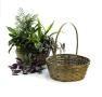 bamboo round 12  shop stained so584 1s wholesale basket containers handled baskets