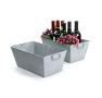 14  rectangle tin tray white wash ty35 1ww wholesale metal containers