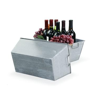 14  rectangle tin tray white wash ty35 1ww wholesale metal containers